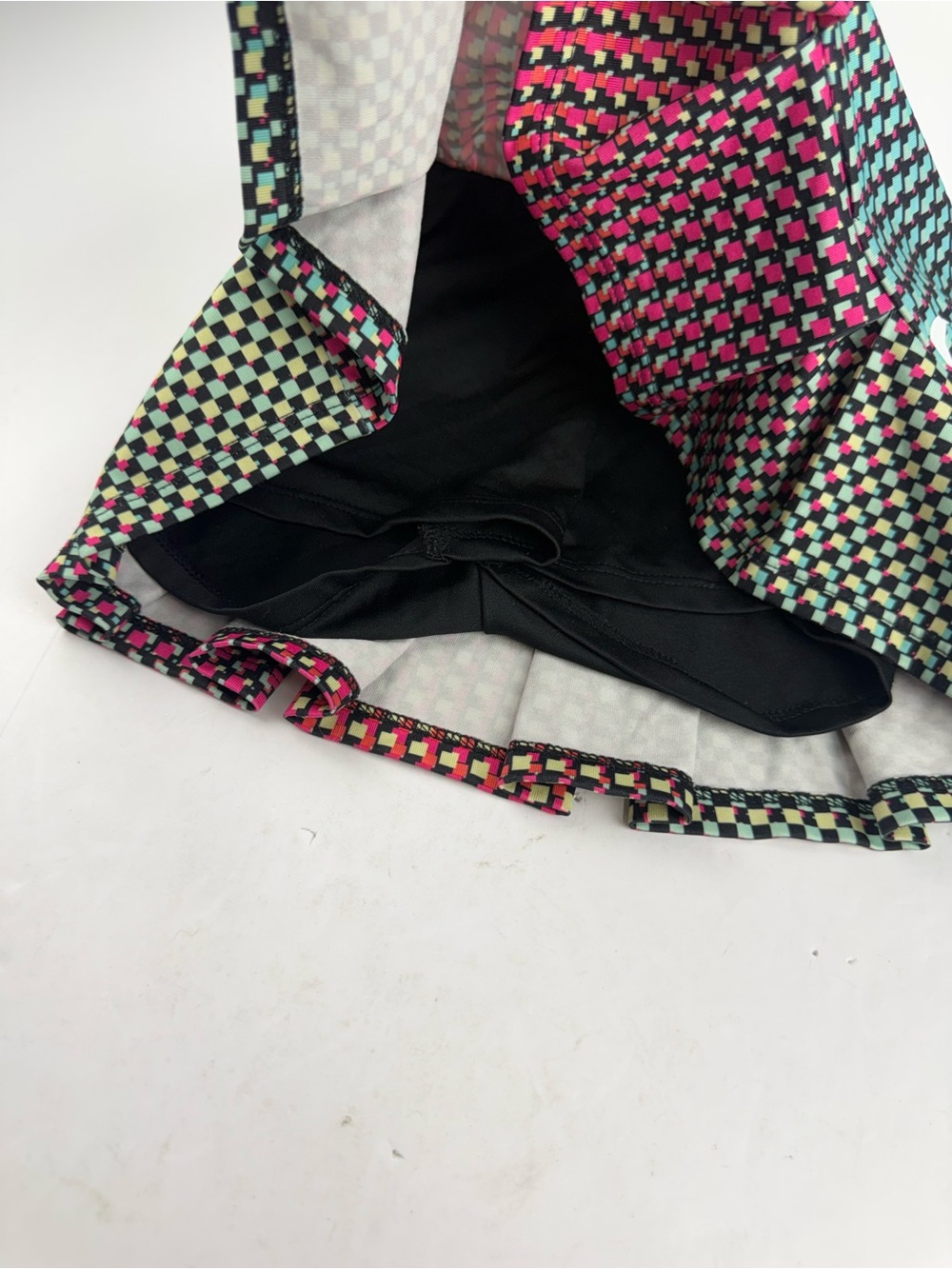 Nike Girls 6X Black Multicolor Athletic Skirt Skort - Picture 5 of 7